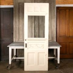 #45431 - 32x89&nbsp;Salvaged&nbsp;Antique&nbsp;Half&nbsp;Lite&nbsp;Entry&nbsp;Door&nbsp;image