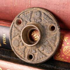 #45838 - Antique&nbsp;Ornate&nbsp;Cast&nbsp;Iron&nbsp;Doorknob&nbsp;Rosette&nbsp;image