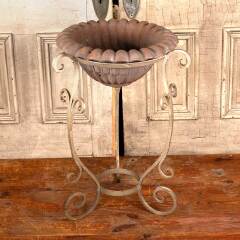 #45970 - Vintage&nbsp;Repurposed&nbsp;Garden&nbsp;Urn&nbsp;Planter&nbsp;Stand&nbsp;image