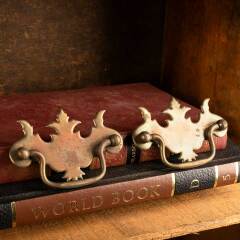 #45988 - Vintage&nbsp;Brass&nbsp;Chippendale&nbsp;Drawer&nbsp;Pulls&nbsp;image