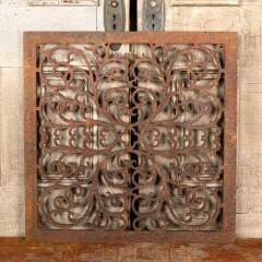 #46069 - 27x27&nbsp;Antique&nbsp;Ornate&nbsp;Cast&nbsp;Iron&nbsp;Vent&nbsp;Cover&nbsp;image