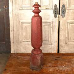 #46105 - Salvaged&nbsp;Antique&nbsp;Wood&nbsp;Staircase&nbsp;Newel&nbsp;Post&nbsp;image