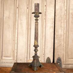 #46218 - Antique&nbsp;Cast&nbsp;Brass&nbsp;Footed&nbsp;Candle&nbsp;Stick&nbsp;image