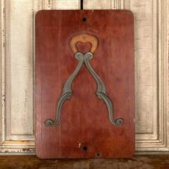 #46272 - Antique&nbsp;Wood&nbsp;&&nbsp;Metal&nbsp;Foundry&nbsp;Mold&nbsp;Pattern&nbsp;image