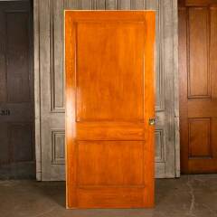 #46522 - 36x80&nbsp;Salvaged&nbsp;2&nbsp;Panel&nbsp;Pine&nbsp;Pocket&nbsp;Door&nbsp;image
