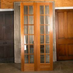 #46525 - 44x95&nbsp;Salvaged&nbsp;6&nbsp;Lite&nbsp;Interior&nbsp;French&nbsp;Doors&nbsp;image