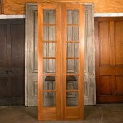 #46526 - 38x96&nbsp;Salvaged&nbsp;6&nbsp;Lite&nbsp;Interior&nbsp;French&nbsp;Doors&nbsp;image