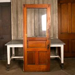 #46651 - 32x79&nbsp;Salvaged&nbsp;Antique&nbsp;Half&nbsp;Lite&nbsp;Entry&nbsp;Door&nbsp;image