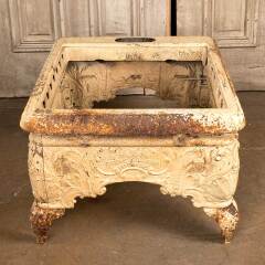 #46763 - Salvaged&nbsp;Antique&nbsp;Ornate&nbsp;Cast&nbsp;Iron&nbsp;Stove&nbsp;Base&nbsp;image