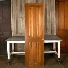 #46839 - 24x78&nbsp;Salvaged&nbsp;4&nbsp;Panel&nbsp;Wood&nbsp;Pocket&nbsp;Door&nbsp;image