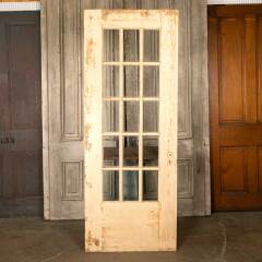 #46851 - 32x84&nbsp;Salvaged&nbsp;Antique&nbsp;15&nbsp;Lite&nbsp;French&nbsp;Door&nbsp;image