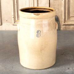#42073 - Antique&nbsp;3&nbsp;Gallon&nbsp;Stoneware&nbsp;Crock&nbsp;image