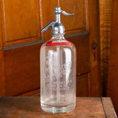 #47292 - Antique&nbsp;Etched&nbsp;Glass&nbsp;W.&nbsp;Wolk&nbsp;Seltzer&nbsp;Bottle&nbsp;image