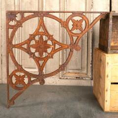 #47293 - Antique&nbsp;Cast&nbsp;Iron&nbsp;Triangle&nbsp;Building&nbsp;Ornament&nbsp;image