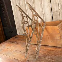 #47321 - Antique&nbsp;Cast&nbsp;Iron&nbsp;Marble&nbsp;Top&nbsp;Sink&nbsp;Brackets&nbsp;image