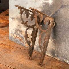 #47361 - Antique&nbsp;Ornate&nbsp;Cast&nbsp;Iron&nbsp;Shelf&nbsp;Brackets&nbsp;image