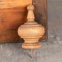 #47568 - Salvaged&nbsp;Antique&nbsp;Turned&nbsp;Wood&nbsp;Finial&nbsp;image