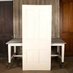 #47967 - 32x79&nbsp;Antique&nbsp;4&nbsp;Panel&nbsp;Wood&nbsp;Interior&nbsp;Door&nbsp;image