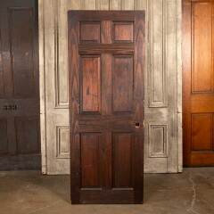 #48052 - 30x78&nbsp;Salvaged&nbsp;6&nbsp;Panel&nbsp;Pine&nbsp;Interior&nbsp;Door&nbsp;image