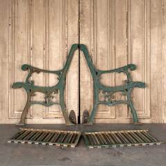 #48077 - Salvaged&nbsp;Cast&nbsp;Iron&nbsp;Garden&nbsp;Park&nbsp;Bench&nbsp;Ends&nbsp;image