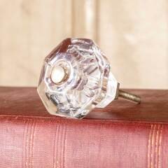 #48443 - Antique&nbsp;Pressed&nbsp;Glass&nbsp;Furniture&nbsp;Knob&nbsp;image