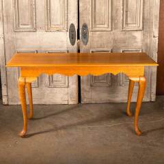 #48461 - Oak&nbsp;Console&nbsp;Table&nbsp;with&nbsp;Cabriole&nbsp;Legs&nbsp;image