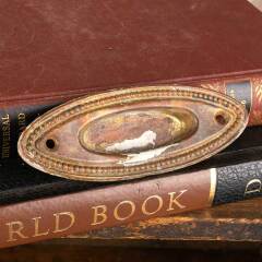 #48474 - Antique&nbsp;Brass&nbsp;Oval&nbsp;Window&nbsp;Sash&nbsp;Lift&nbsp;image