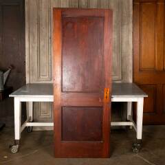 #48505 - 30x77&nbsp;Antique&nbsp;2&nbsp;Panel&nbsp;Pine&nbsp;Interior&nbsp;Door&nbsp;image