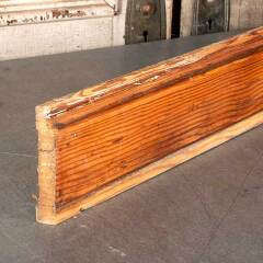 #48542 - Salvaged&nbsp;Antique&nbsp;Unpainted&nbsp;Wood&nbsp;Baseboard&nbsp;image
