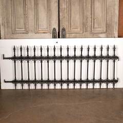 #48571 - Salvaged&nbsp;Antique&nbsp;Wrought&nbsp;Iron&nbsp;Fence&nbsp;Section&nbsp;image