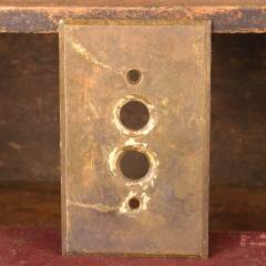 #48629 - Antique&nbsp;Brass&nbsp;Push&nbsp;Button&nbsp;Light&nbsp;Switch&nbsp;Cover&nbsp;image
