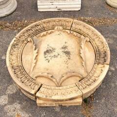 #48637 - Salvaged&nbsp;Union&nbsp;Station&nbsp;Terra&nbsp;Cotta&nbsp;Medallion&nbsp;image