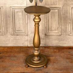 #48861 - Antique&nbsp;Painted&nbsp;Turned&nbsp;Wood&nbsp;Pedestal&nbsp;image