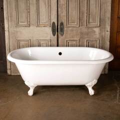#48888 - 30x60&nbsp;Salvaged&nbsp;Cast&nbsp;Iron&nbsp;Clawfoot&nbsp;Bathtub&nbsp;image