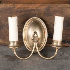 #48917 - Antique&nbsp;Double&nbsp;Arm&nbsp;Wall&nbsp;Sconce&nbsp;Light&nbsp;Fixture&nbsp;image