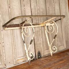 #48973 - Antique&nbsp;Metal&nbsp;Shelf&nbsp;Frame&nbsp;with&nbsp;Brackets&nbsp;image