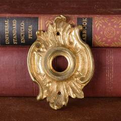 #49003 - Antique&nbsp;Ornate&nbsp;Solid&nbsp;Brass&nbsp;Doorknob&nbsp;Rosette&nbsp;image