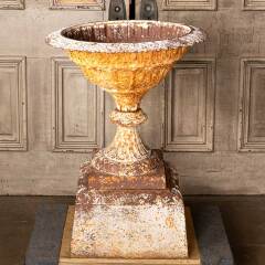 #49054 - Architectural&nbsp;Cast&nbsp;Iron&nbsp;Garden&nbsp;Urn&nbsp;&&nbsp;Pedestal&nbsp;image