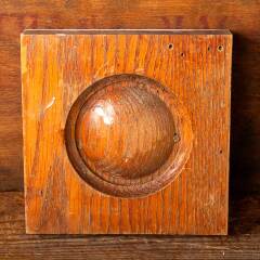 #49090 - Antique&nbsp;Wood&nbsp;Rosette&nbsp;Interior&nbsp;Trim&nbsp;Block&nbsp;image