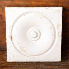 #49091 - Antique&nbsp;Wood&nbsp;Rosette&nbsp;Interior&nbsp;Trim&nbsp;Block&nbsp;image