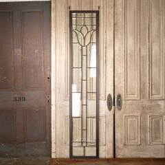 #49182 - 17x87&nbsp;Leaded&nbsp;Beveled&nbsp;Glass&nbsp;Side&nbsp;Lite&nbsp;Panel&nbsp;image