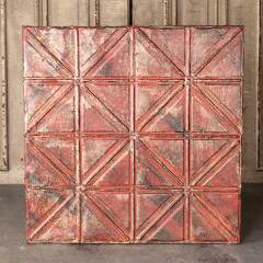 #49281 - Painted&nbsp;Pressed&nbsp;Tin&nbsp;Ceiling&nbsp;Tile&nbsp;Wall&nbsp;Hanging&nbsp;image