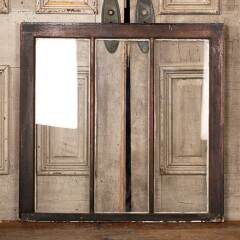 #49290 - Antique&nbsp;Divided&nbsp;3&nbsp;Lite&nbsp;Wood&nbsp;Window&nbsp;Sash&nbsp;image