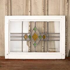 #49446 - Antique&nbsp;Stained&nbsp;&&nbsp;Leaded&nbsp;Glass&nbsp;Window&nbsp;Sash&nbsp;image