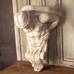 #49533 - Cast&nbsp;Plaster&nbsp;Atlas&nbsp;Bracket&nbsp;Wall&nbsp;Hanging&nbsp;image