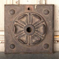 #49614 - Antique&nbsp;Cast&nbsp;Iron&nbsp;Building&nbsp;Stabilizer&nbsp;Rosette&nbsp;image