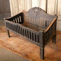 #49631 - Antique&nbsp;Cast&nbsp;Iron&nbsp;Fireplace&nbsp;Log&nbsp;Holder&nbsp;image