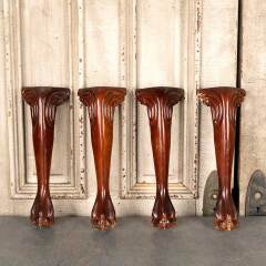 #49733 - Set&nbsp;of&nbsp;4&nbsp;Ball&nbsp;&&nbsp;Claw&nbsp;Wood&nbsp;Furniture&nbsp;Legs&nbsp;image