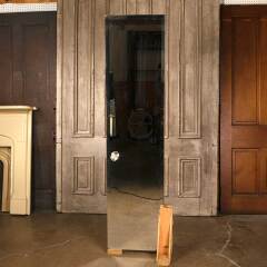 #49766 - 19x79&nbsp;Salvaged&nbsp;Beveled&nbsp;Glass&nbsp;Mirrored&nbsp;Door&nbsp;image