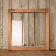 #49853 - Antique&nbsp;Divided&nbsp;3&nbsp;Lite&nbsp;Wood&nbsp;Window&nbsp;Sash&nbsp;image